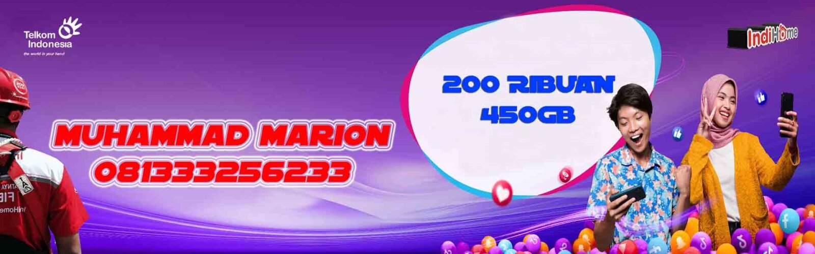 IndiHome Sidoarjo Sales Rumah Pedesaan WA 081333256233 | Telkom Fiber 1 Product_Banner_L_2732x680_01